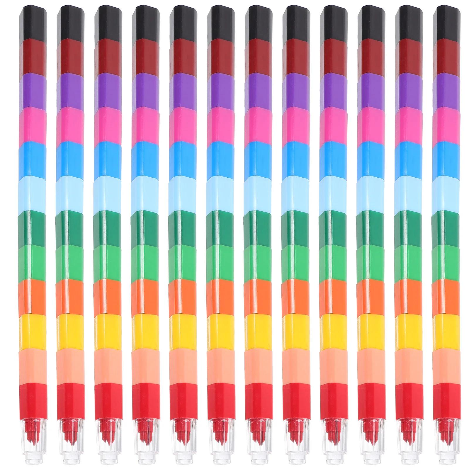 학생용 크레용 페인트 펜, 실용적인 내구성, 다양한 색상, 아름다운 색상